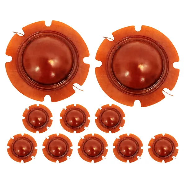 2 Inch Diaphragm Replacement 10 Pcs Phenolic Voice Coil 51mm & Kapton Former Diameter Horn - View 4