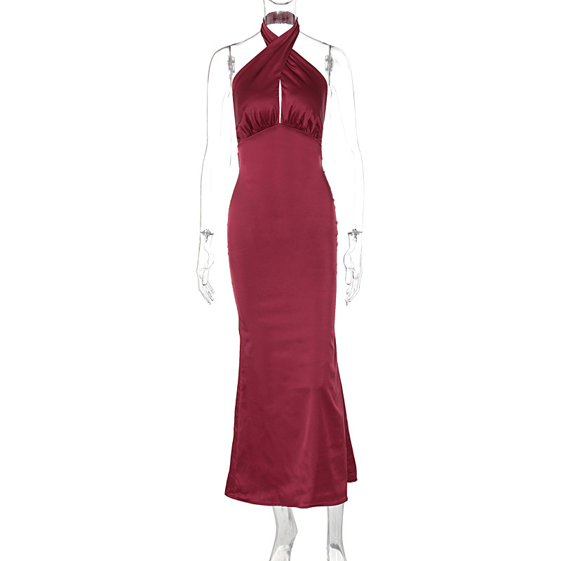 Summer Fashion Elegant Backless Sleeveless Dress - View 11