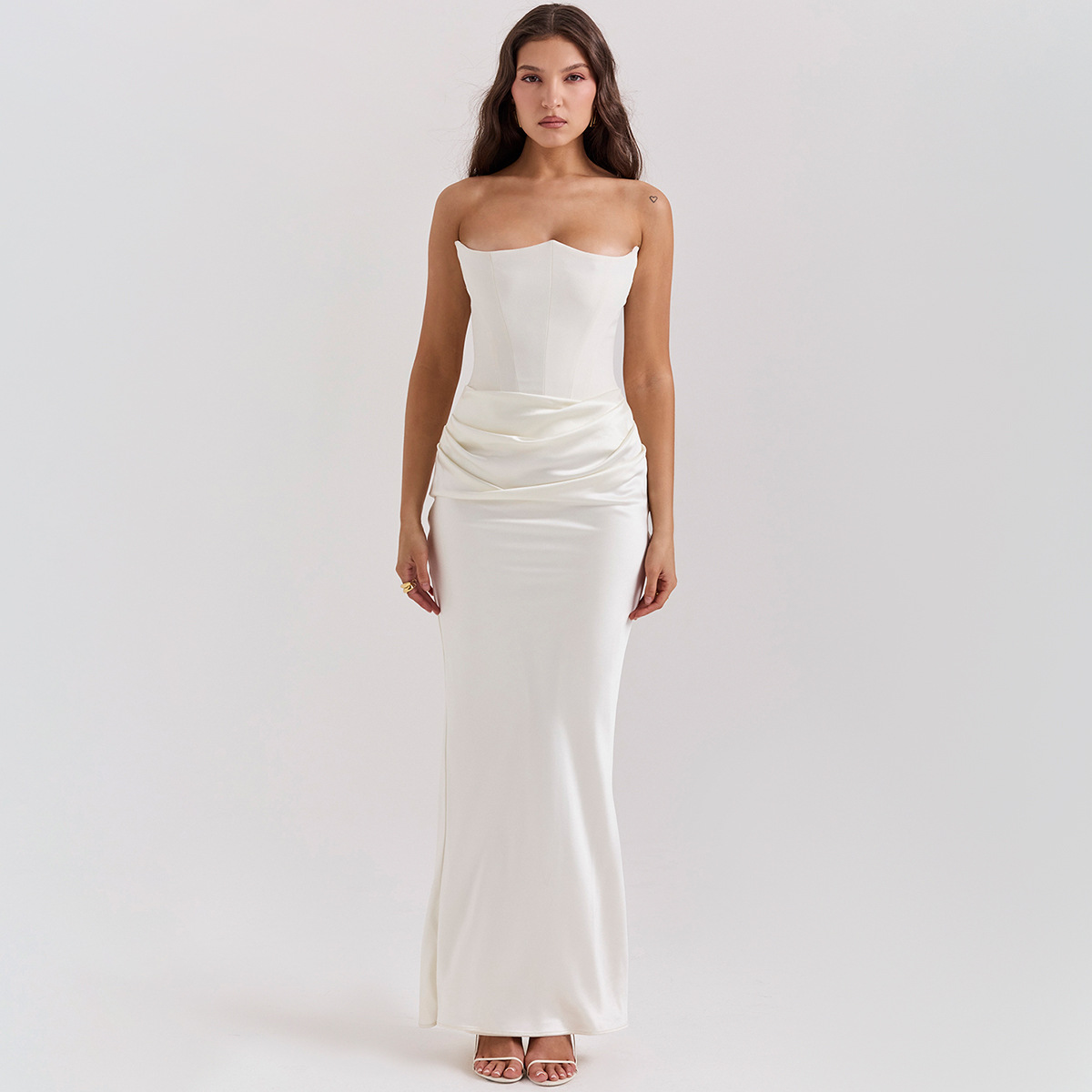 Slim Tube Top Long Dress Sexy Fashion Bandeau Backless Party Evening Dresses For Women Clothing - View 30