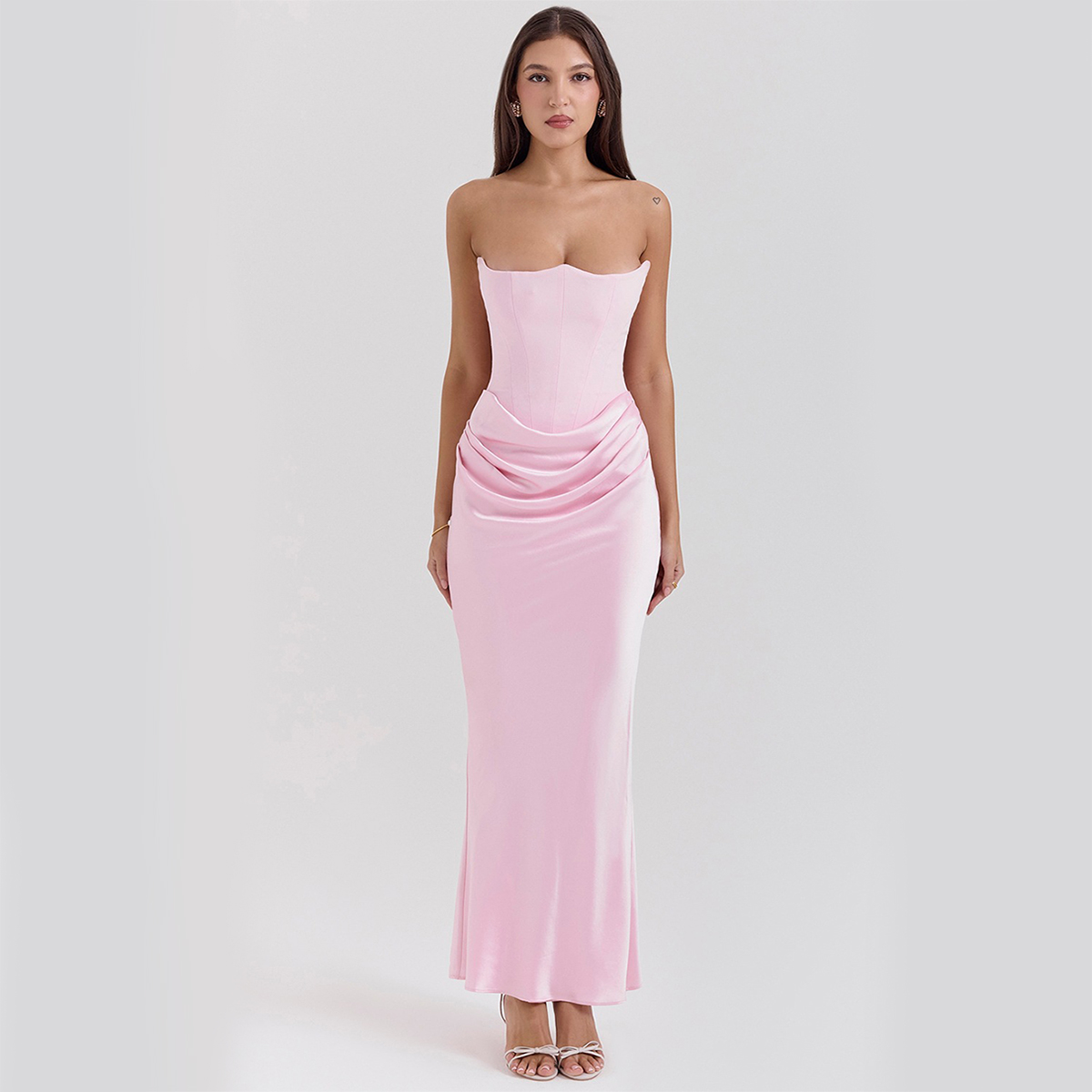 Slim Tube Top Long Dress Sexy Fashion Bandeau Backless Party Evening Dresses For Women Clothing - View 31