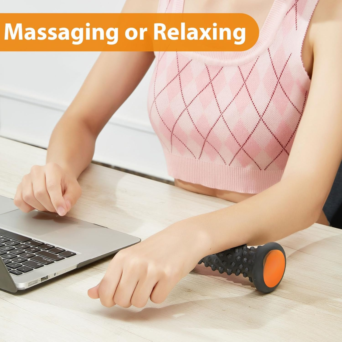 Foot Massager Roller For Plantar Fasciitis Relief Portable Deep Tissue Muscle Massage Foot Arch And Heel Pain Reflexology Tool - View 3