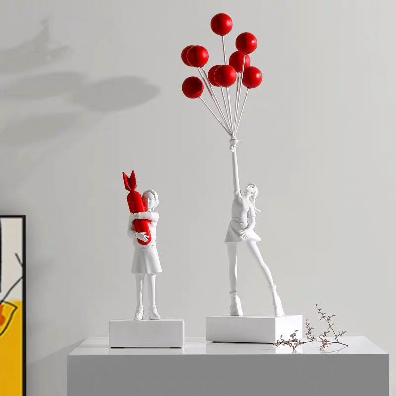 Bubble Girl Character Sculpture Decoration Decoration - View 3
