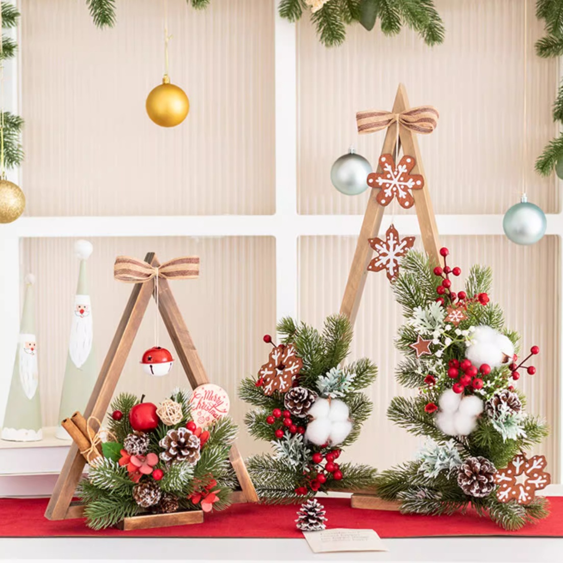 Atmosphere Flower Christmas Decoration Tree Lamp Decoration - View 5