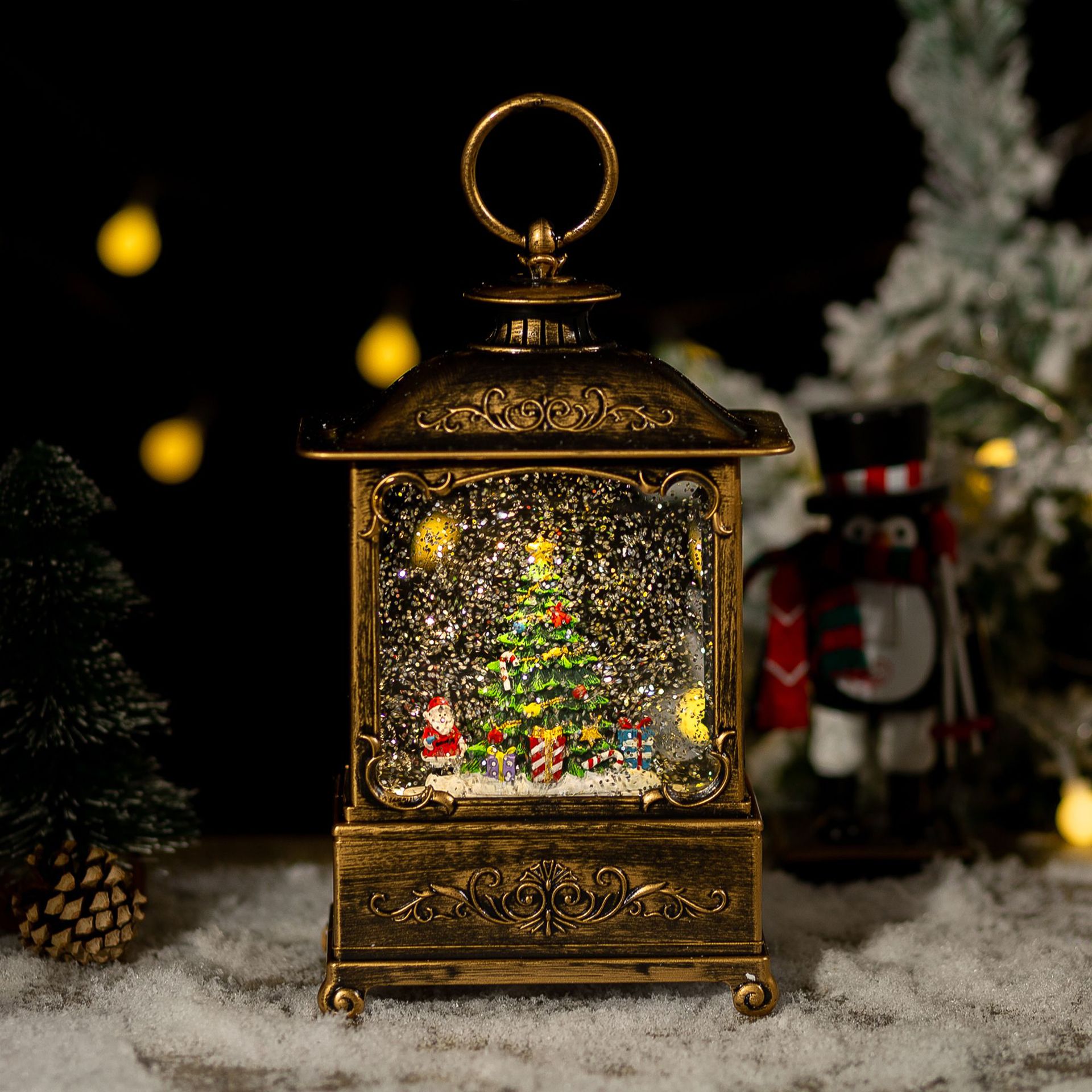 Christmas Decoration Decoration Crystal Lamp Music Box - View 3