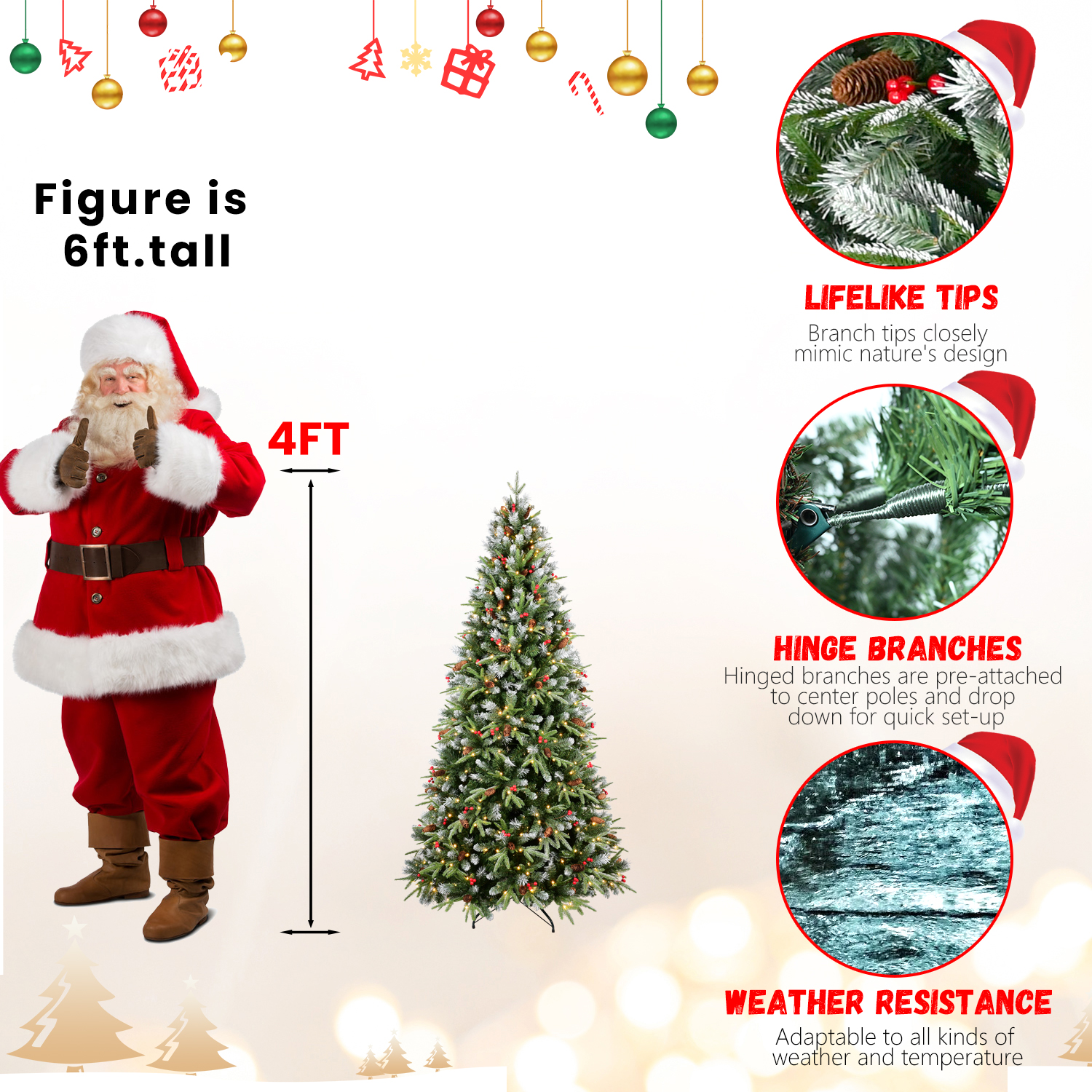 PVC Christmas Tree, Christmas Decorations - View 8