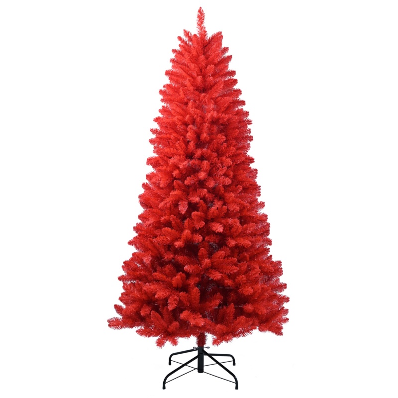 PVC Christmas Tree, Christmas Decorations, Red - View 4