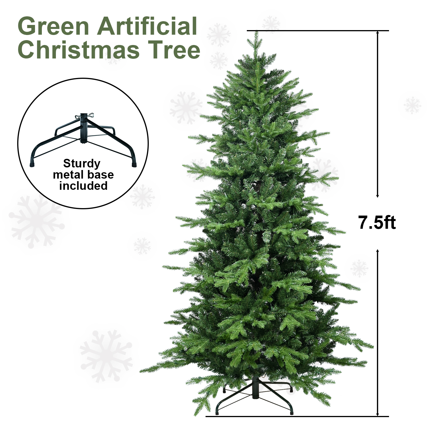 PVC Christmas Tree, Christmas Decorations, Green - View 10