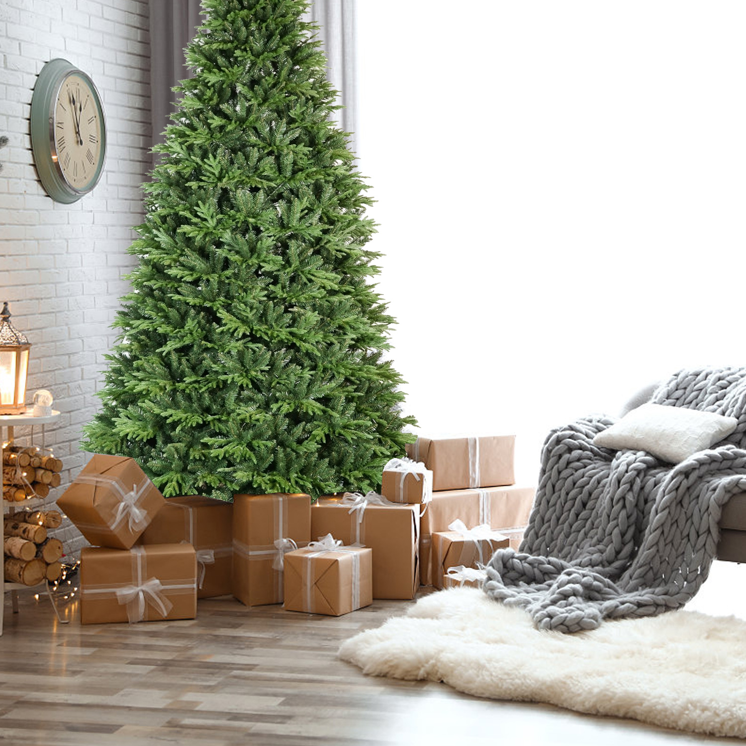 PVC Christmas Tree, Christmas Decorations, Green - View 4