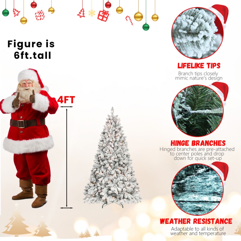 PVC, Christmas Tree, Christmas Decorations, Warm Lights - View 8