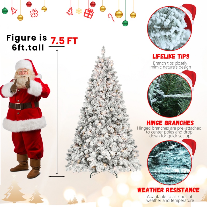 PVC, Christmas Tree, Christmas Decorations, Warm Lights - View 13